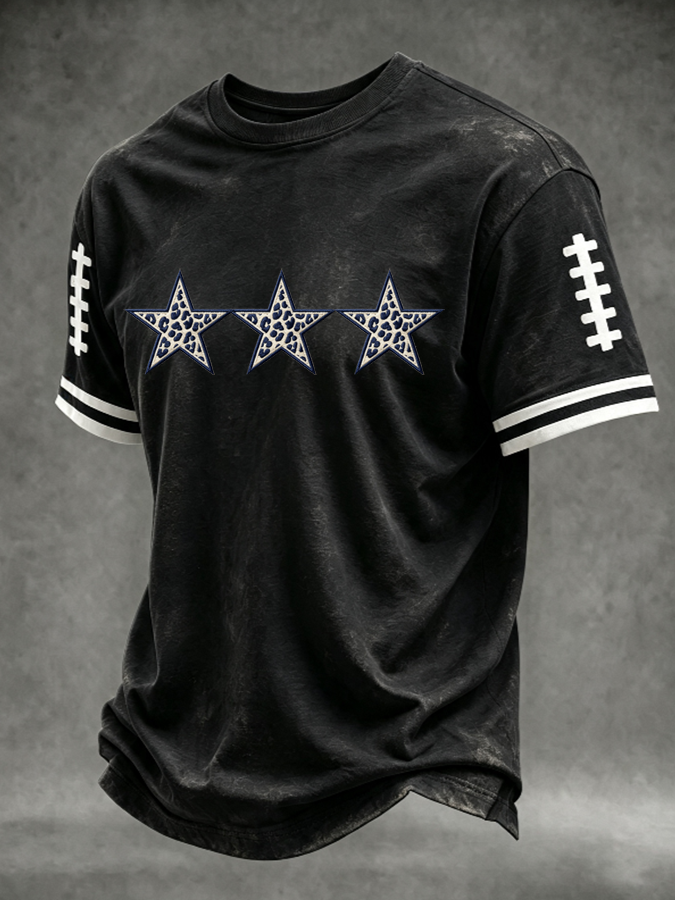 Men's Football Printed Short-Sleeve T-Shirt