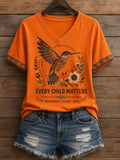 ❤️Buy 3 Get 20% Off❤️Women's National Day For Truth And Reconciliation Printed Top