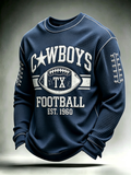 Men's Retro Football Waffle T-Shirt
