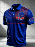 Men'S Football Fan Printed Polo Shirt