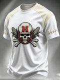 Men'S Football Print Waffle T-Shirt