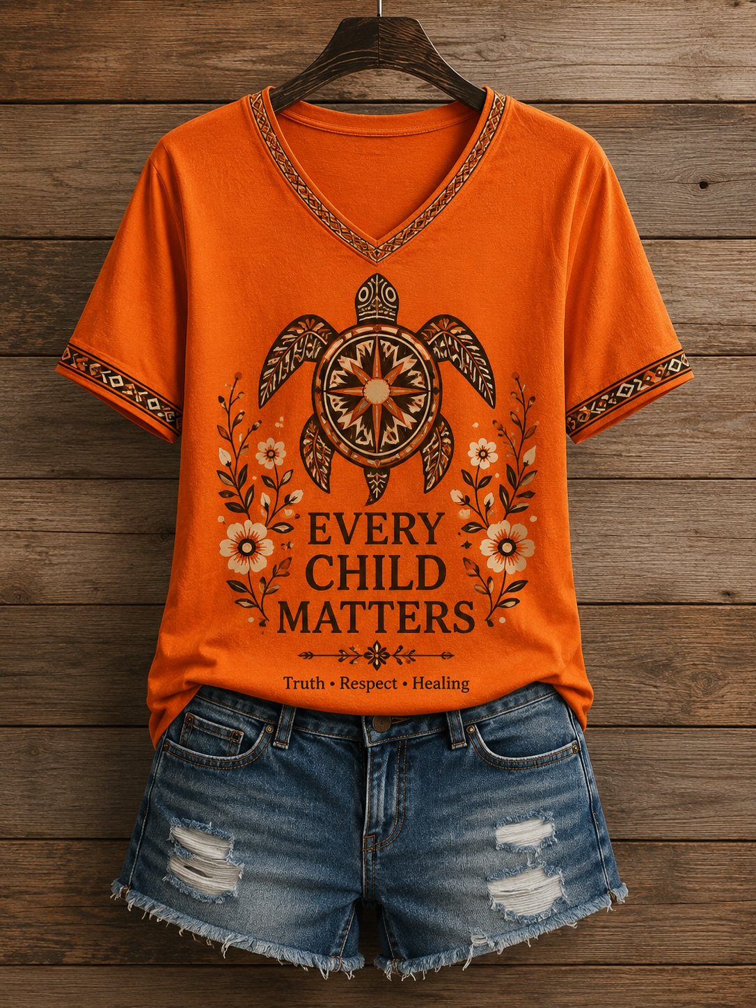 ❤️Buy 3 Get 20% Off❤️Women's National Day For Truth And Reconciliation Printed Top