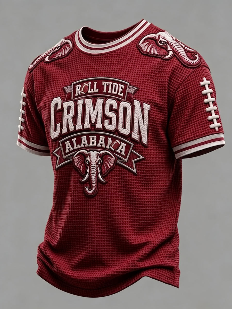 Men'S Football Fan Waffle T-Shirt