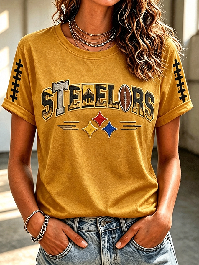 Women'S Football Sports Casual T-Shirt