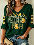 Women's Football Printed T-shirt