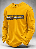 Men'S Football Printed Waffle T-Shirt