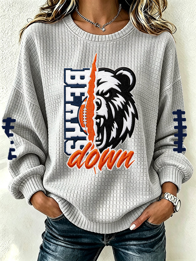 Women'S Football Sports Casual Pullover