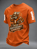 Men's Football Printed Short-Sleeve T-Shirt