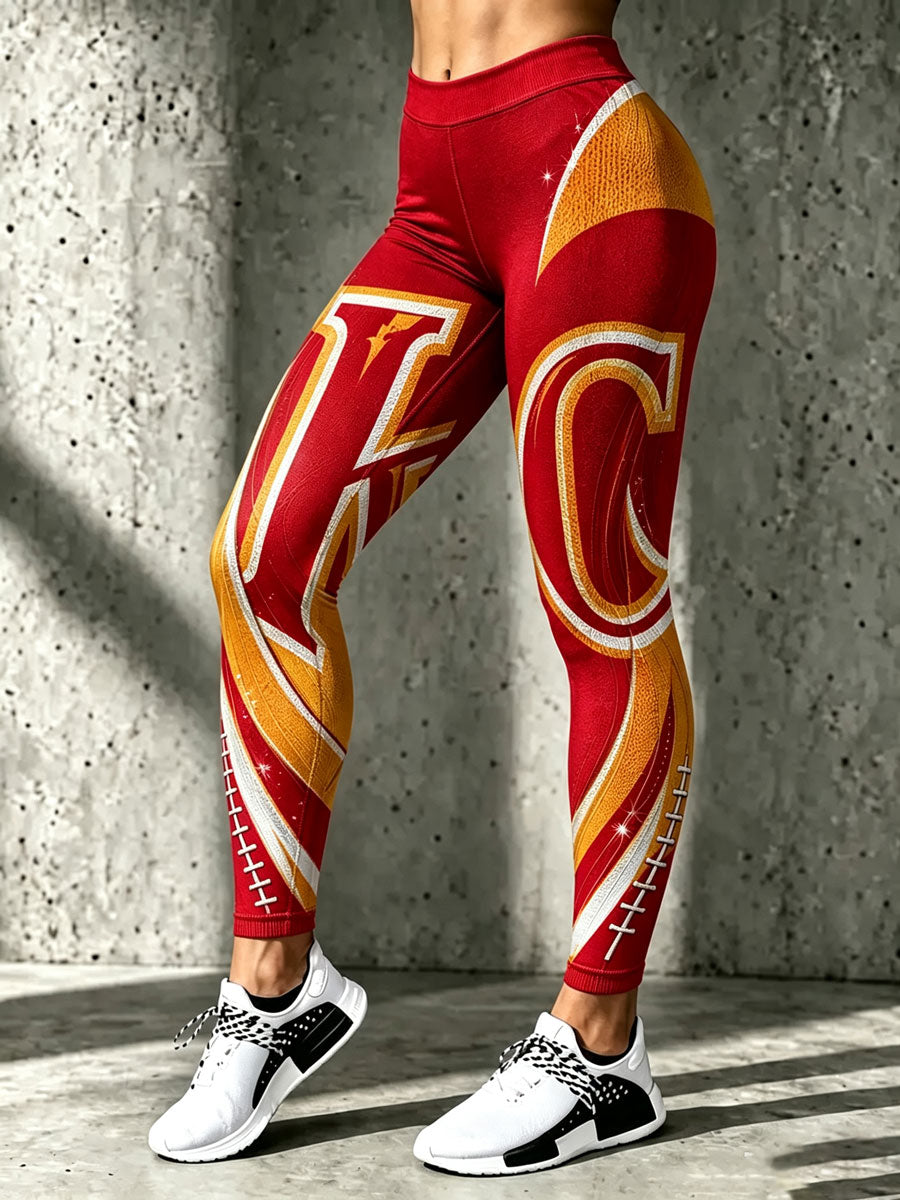 Women'S Rugby Enthusiast Printed Leggings