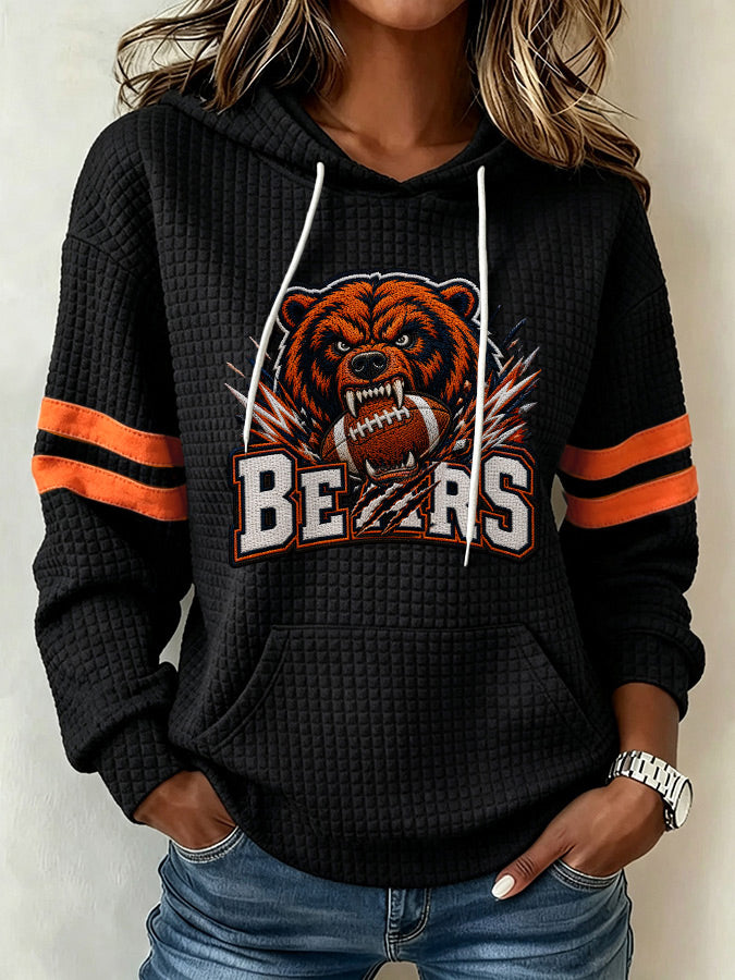 Women'S Football Fans Print Sweatshirt