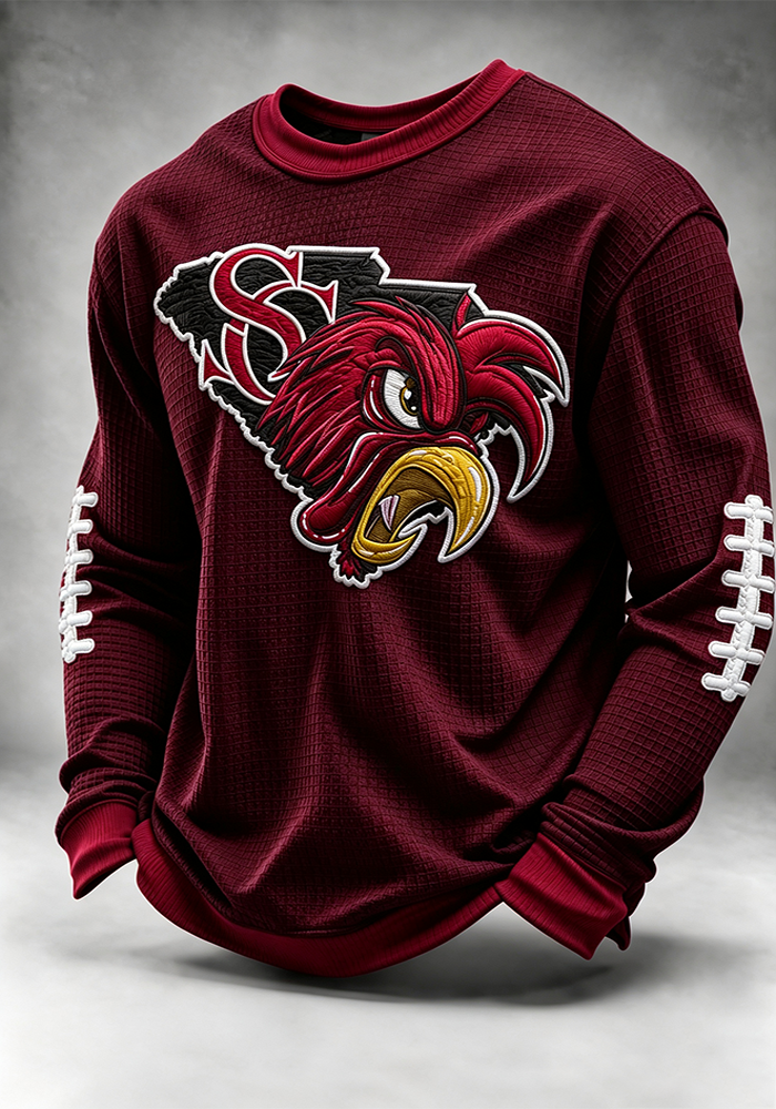 Men'S Football  Printed Waffle T-Shirt