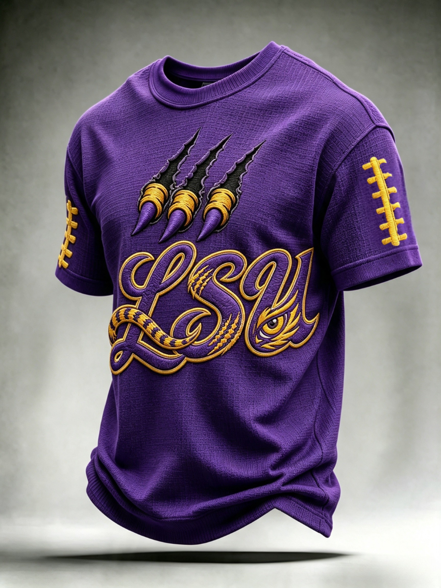 Men's Football Fan Waffle T-Shirt