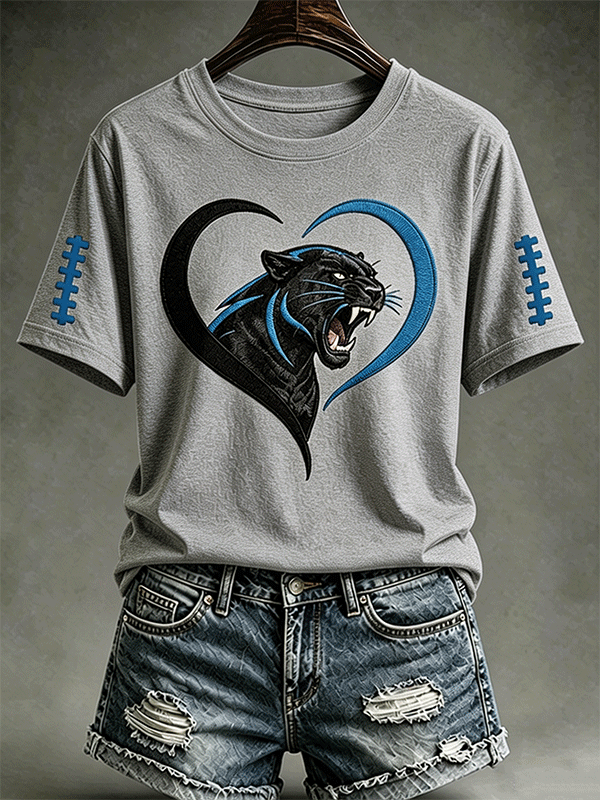 Women'S Football Sports Casual Printed T-Shirt