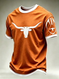 Men's Football Print Casual T-Shirt