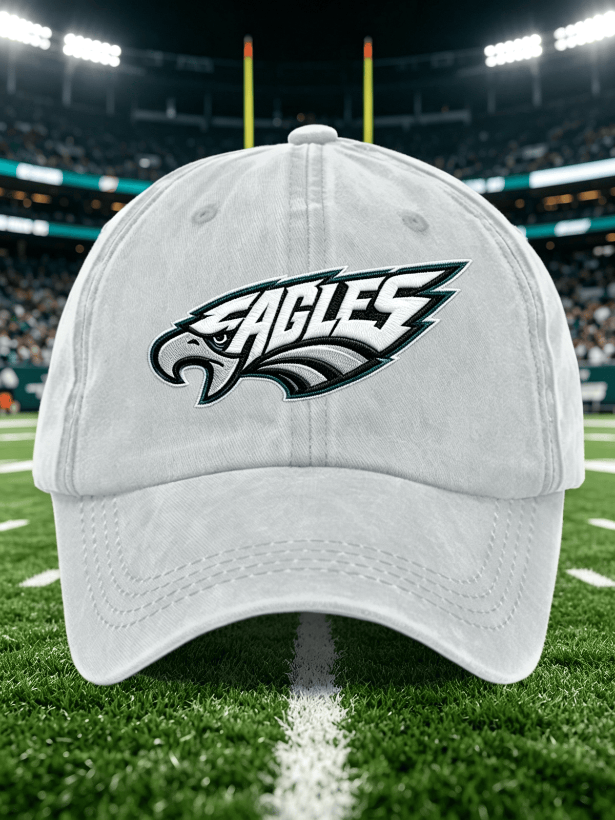 Neutral Casual Football Printed Hat