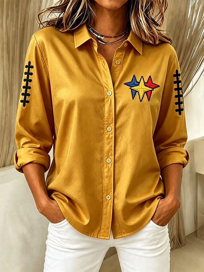 Women'S Football Casual Sports Shirt