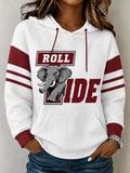 Women's Football Print Sweatshirt