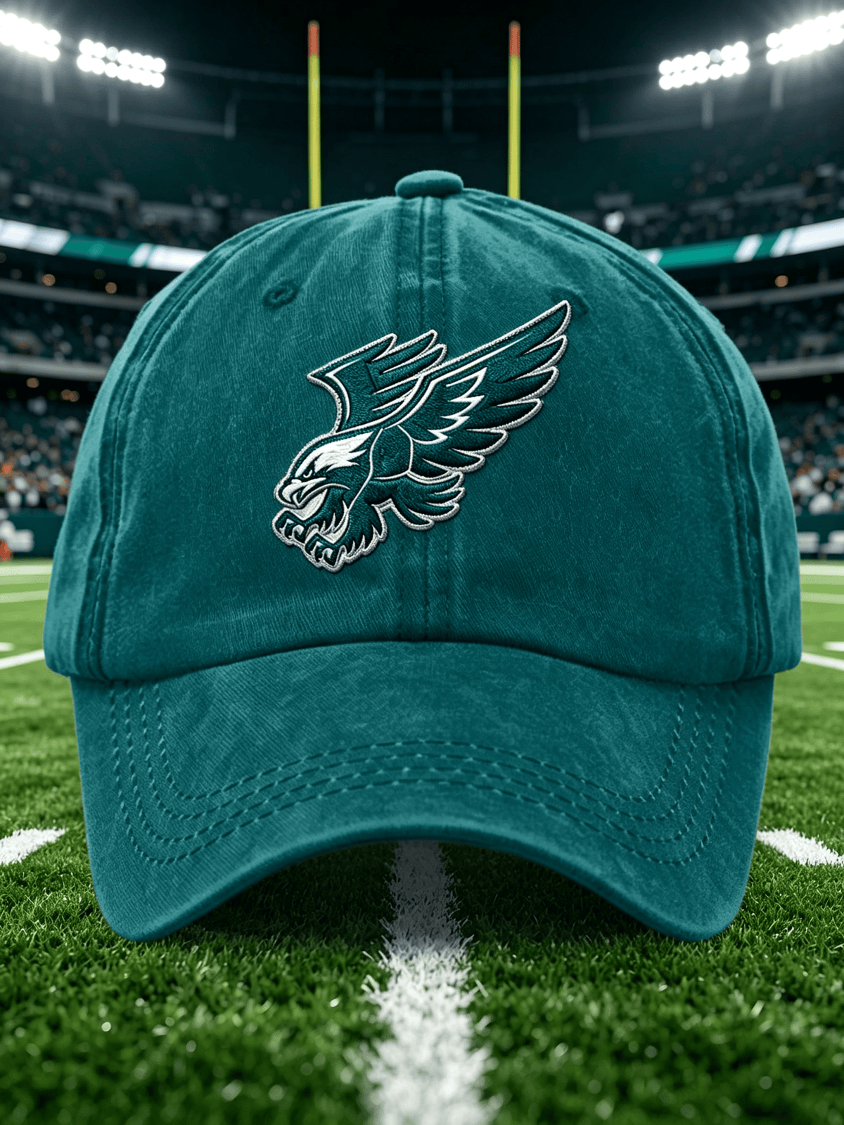 Neutral Casual Football Printed Hat