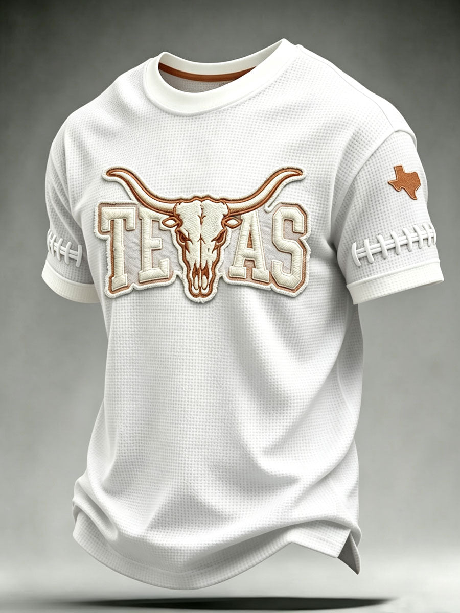 Men's Football Fan Waffle T-Shirt