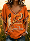 Women's National Day For Truth And Reconciliation Printed Top