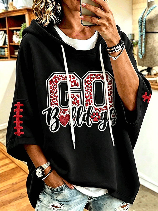 Women'S Football Sports Casual Hoodie