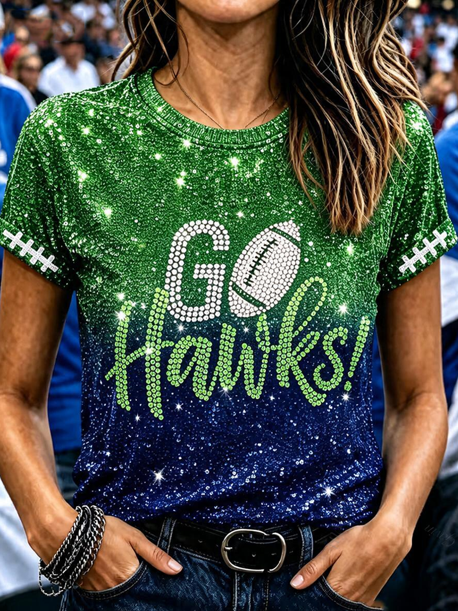 Women'S Stylish Seattle Football Fan T-Shirt