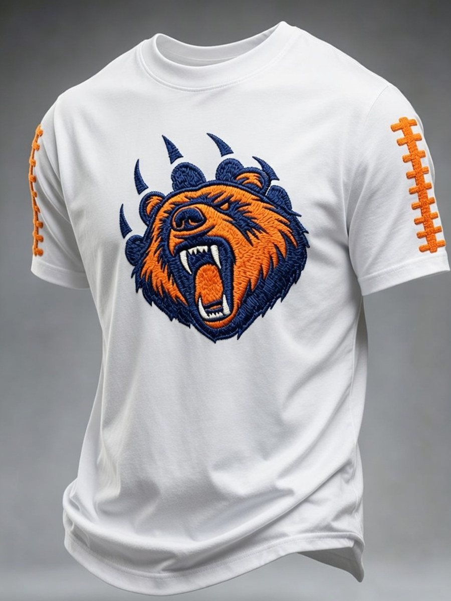 Men'S Rugby Fan Printed Casual T-Shirt