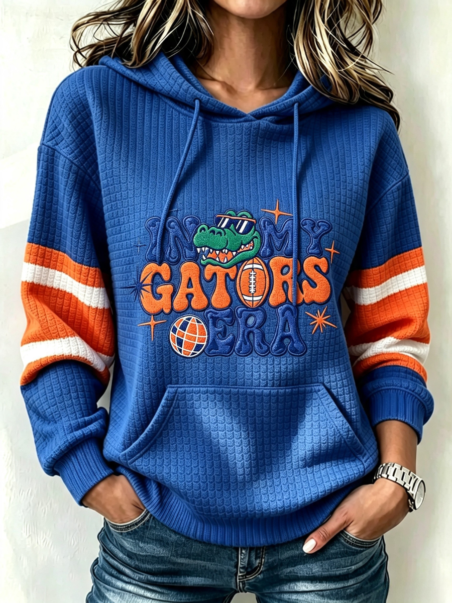 Women's Football Print Sweatshirt