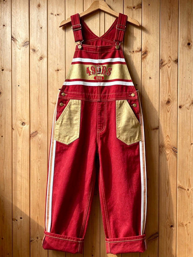 Women's Casual Printed Overalls