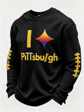 Men'S Football Enthusiast Sports Waffle Top