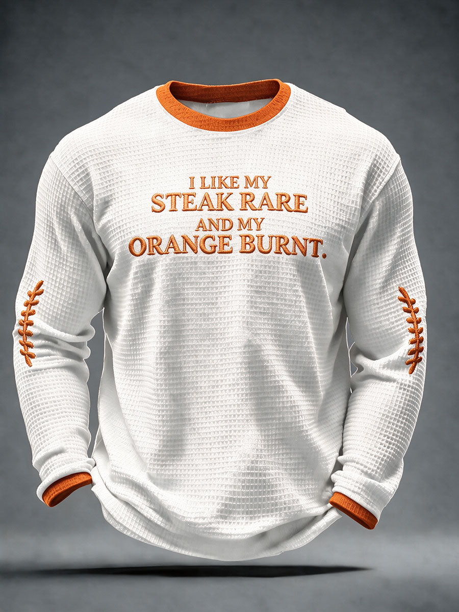 Men's American football long sleeved T-shirt
