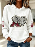 Women's Football Print Sweatshirt