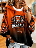 Women'S Football Printed Short Sleeved T-Shirt