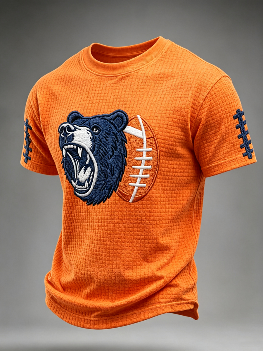 Men'S Rugby Fan Printed Casual T-Shirt