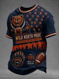 Men'S Football Gameday Gift For Football Fans Short Sleeves T-Shirt