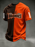 Men'S Football Print Waffle T-Shirt