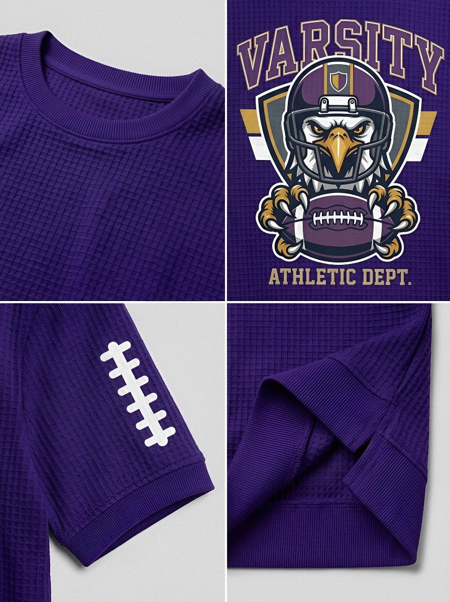 Men's Baltimore Football Fan Varsity Eagle Printed T-shirt