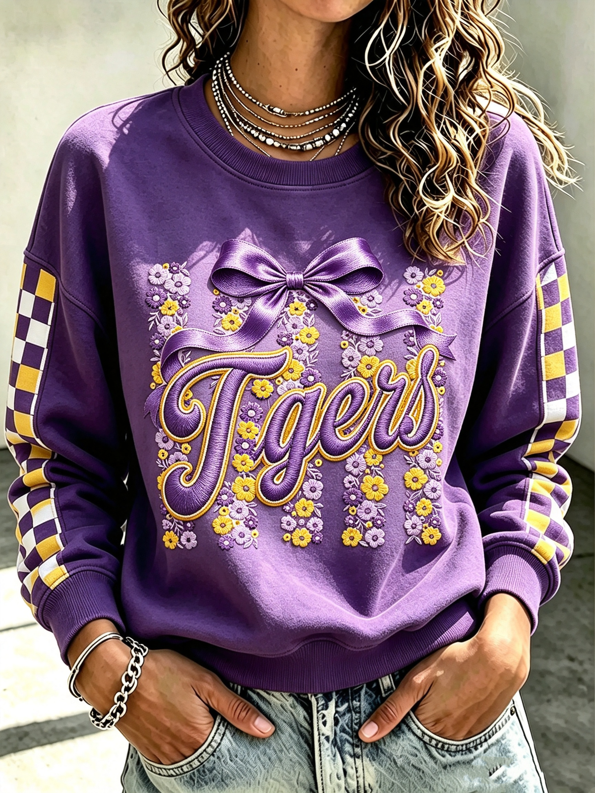 Women'S Retro Rugby Round Neck Sports Shirt