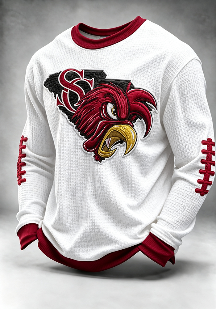 Men'S Football  Printed Waffle T-Shirt