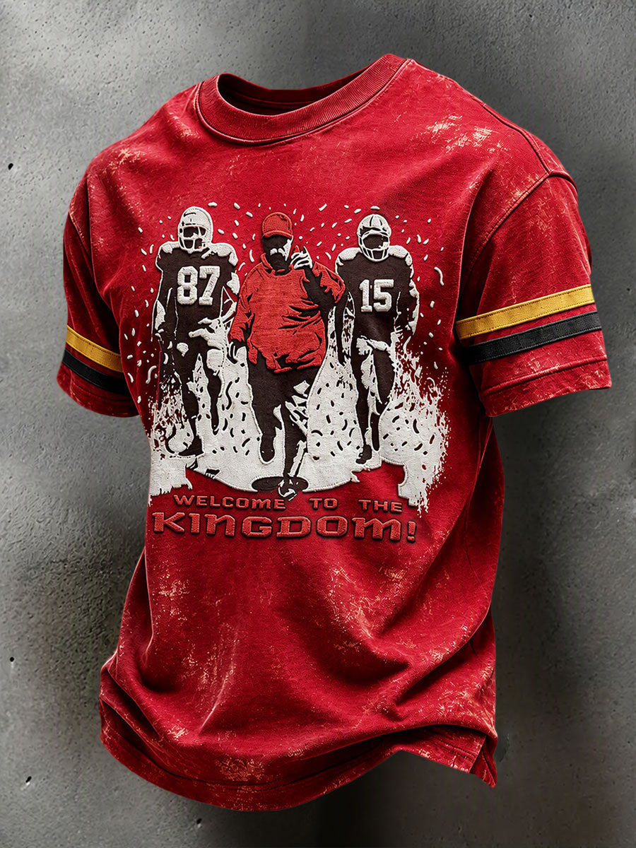 Men'S Football Fan Casual T-Shirt
