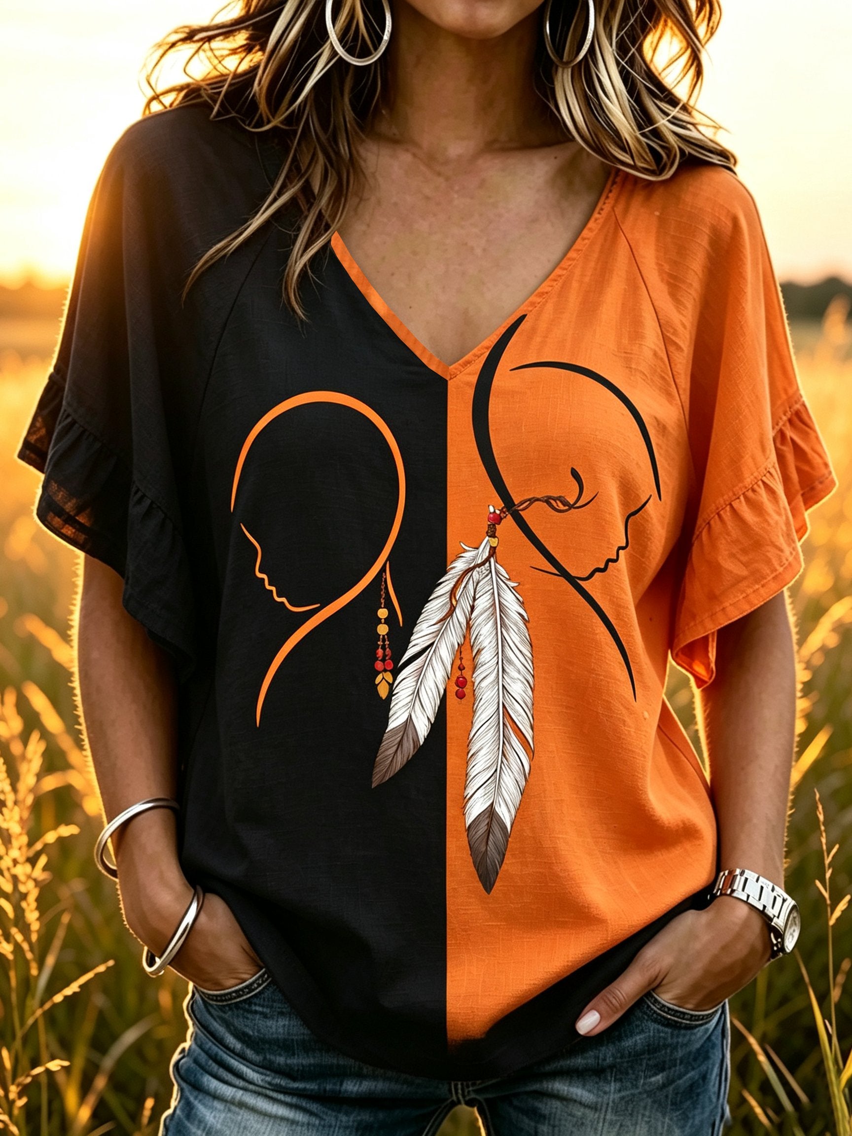 Women's Every Child Matter V-neck T-shirt