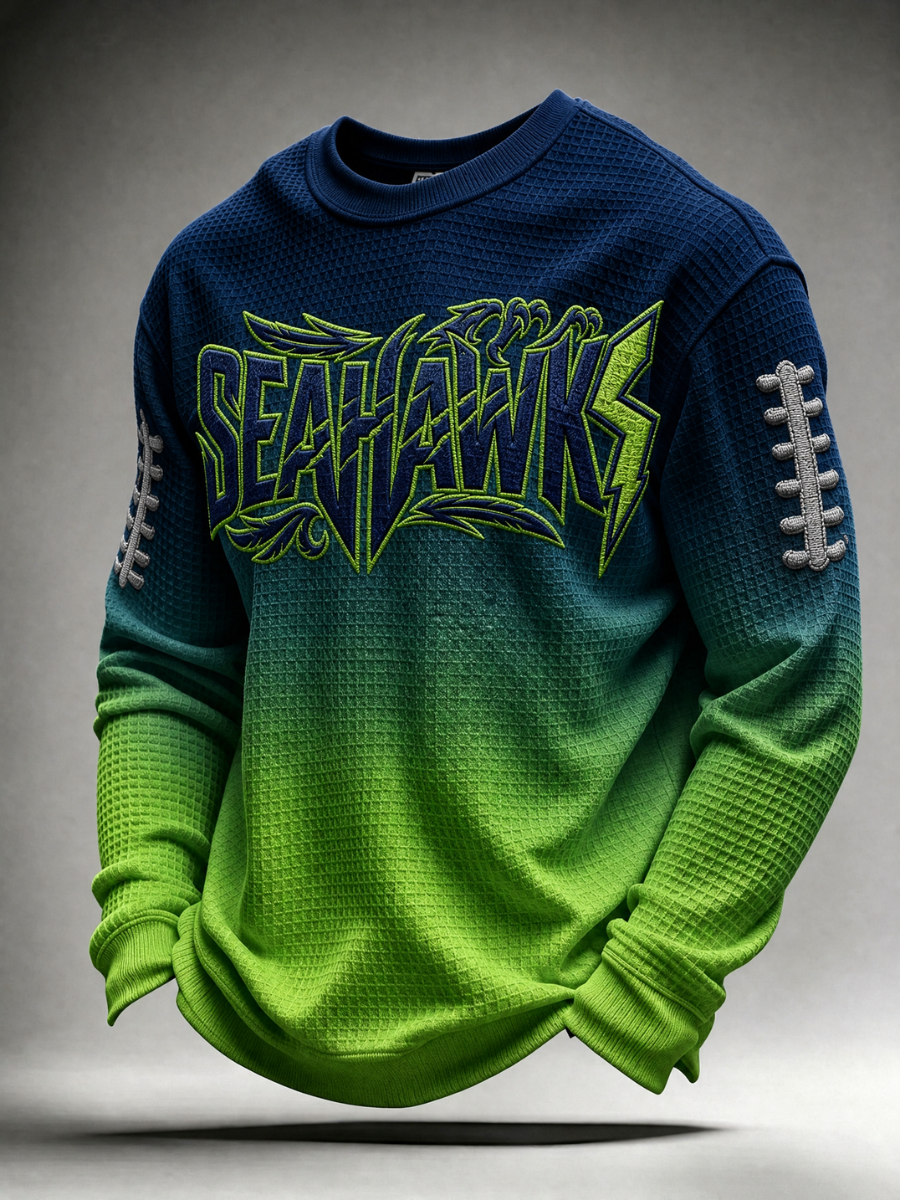 Men's American football long sleeved T-shirt