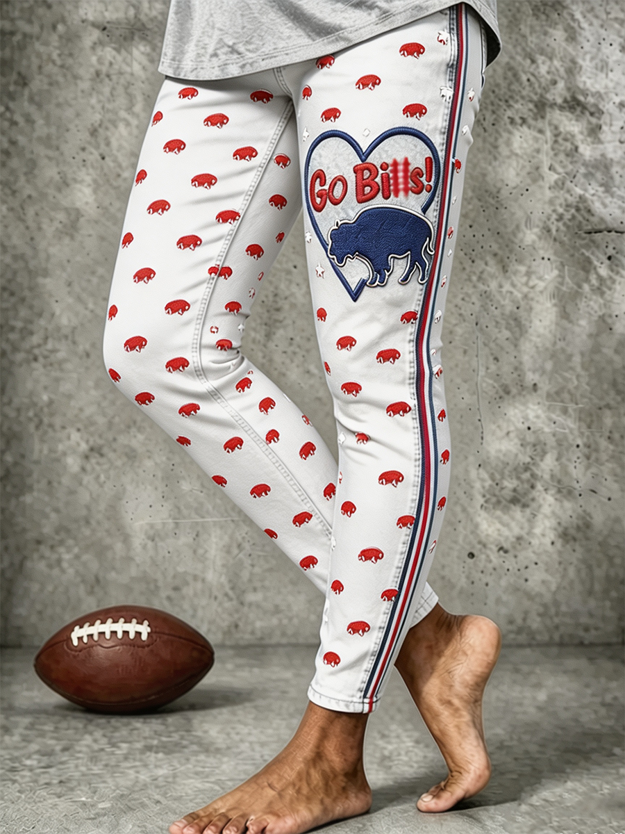Women'S Rugby Enthusiast Printed Leggings