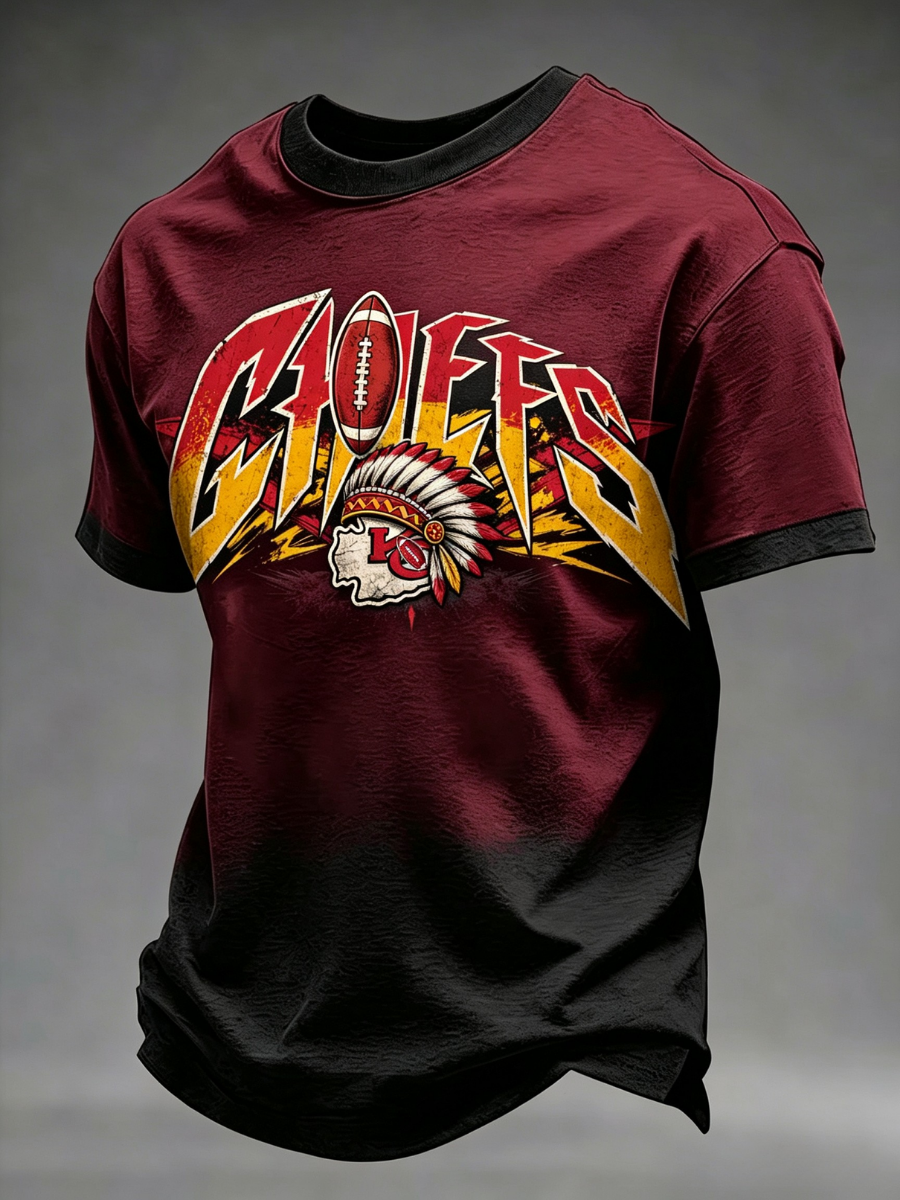 Men'S Football Fan Casual T-Shirt