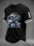 Men's Football Printed Short-Sleeve T-Shirt