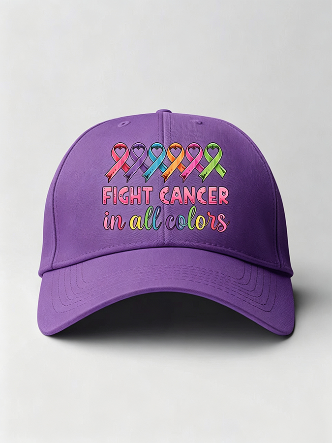 Unisex Leisure All Cancer Awareness Month Hat