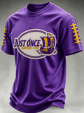Men'S Football Print Waffle T-Shirt