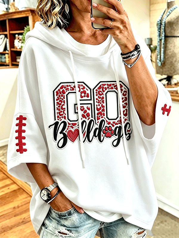 Women'S Football Sports Casual Hoodie
