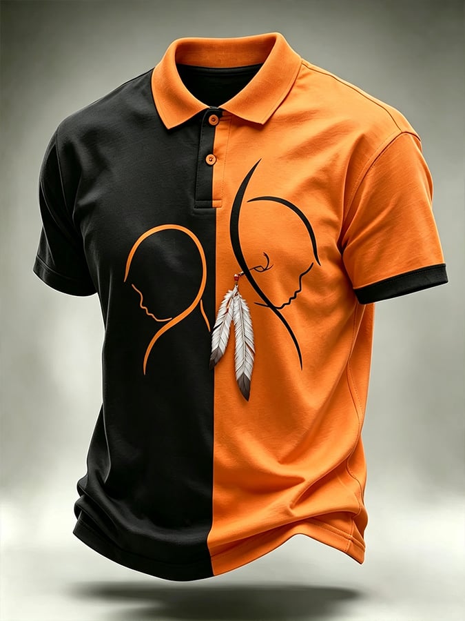 Men's Orange Shirt Day Polo shirt
