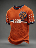 Men'S Rugby Fan Printed Casual T-Shirt